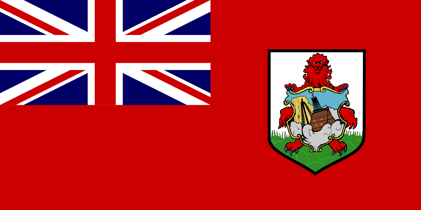 Imagem, bandeira do estado do estado da Bermudas - na resolucao de 1466x733 - América do Norte