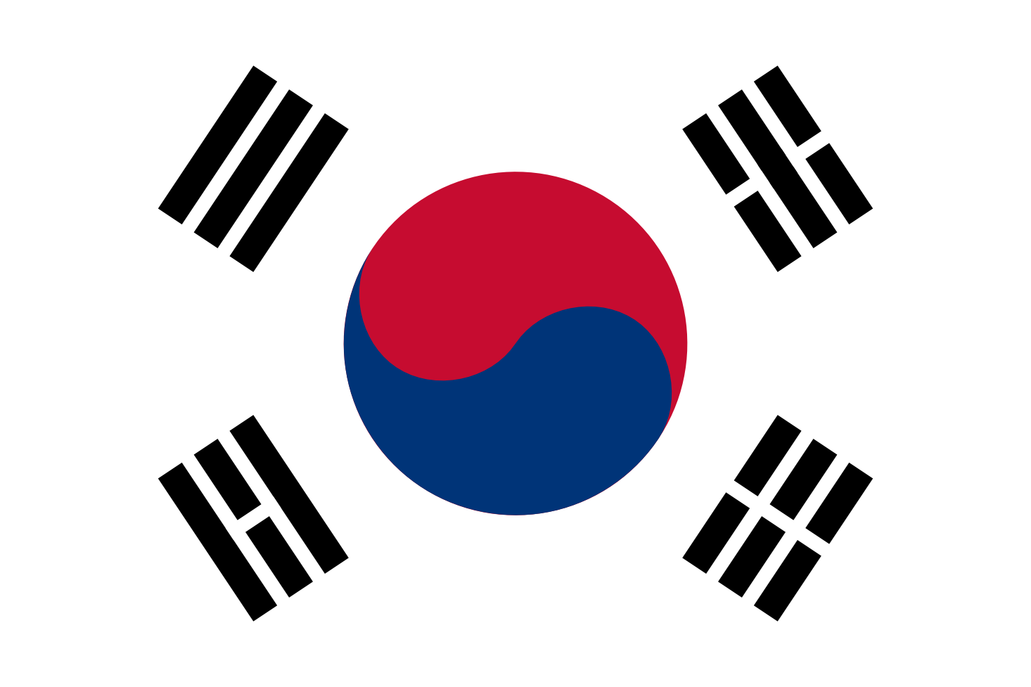 Imagem, bandeira do estado do estado da Coreia do Sul - na resolucao de 1466x977 - Leste da Ásia