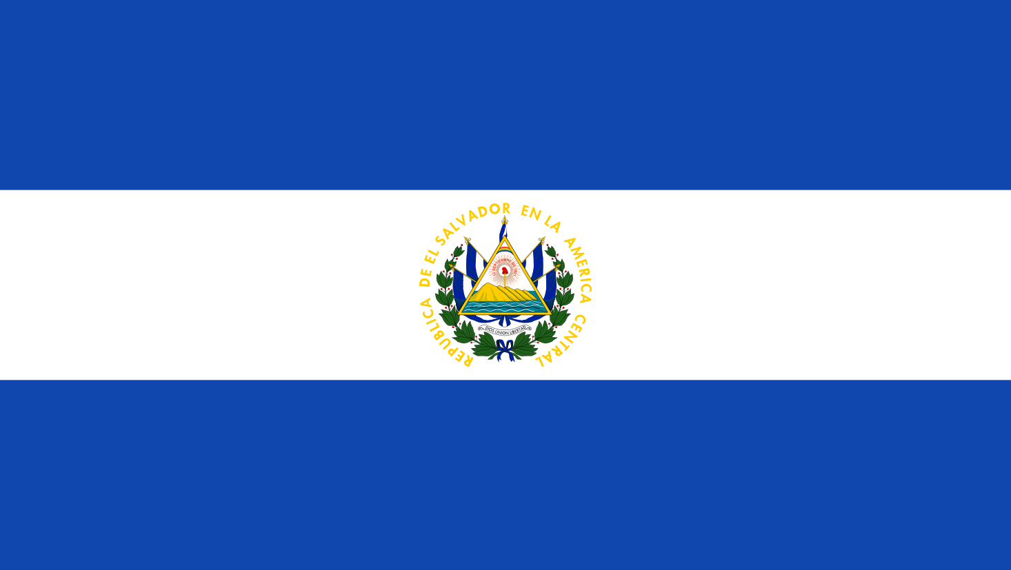 Imagem, bandeira do estado do estado da El Salvador - na resolucao de 1466x827 - América Central