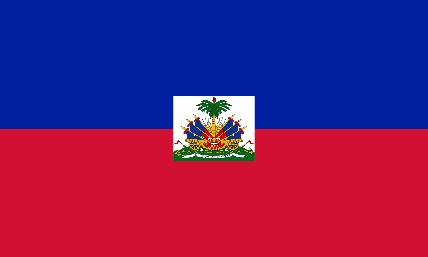 Imagem, bandeira do estado do estado da Haiti - na resolucao de 1466x880 - América Central