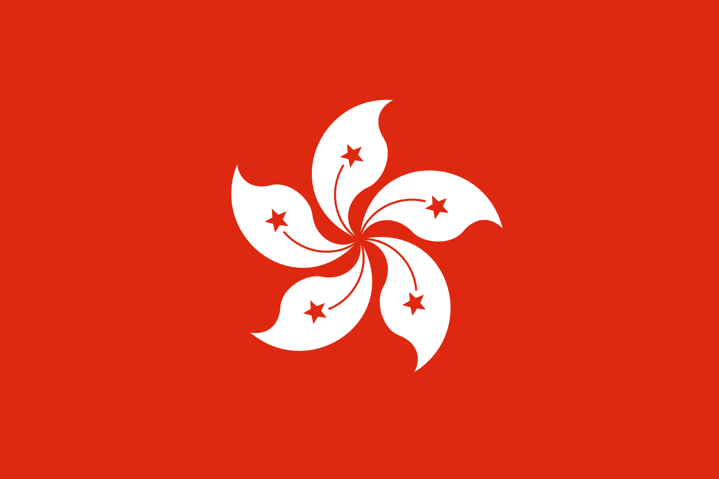 Imagem, bandeira do estado do estado da Hong Kong - na resolucao de 1466x977 - Leste da Ásia