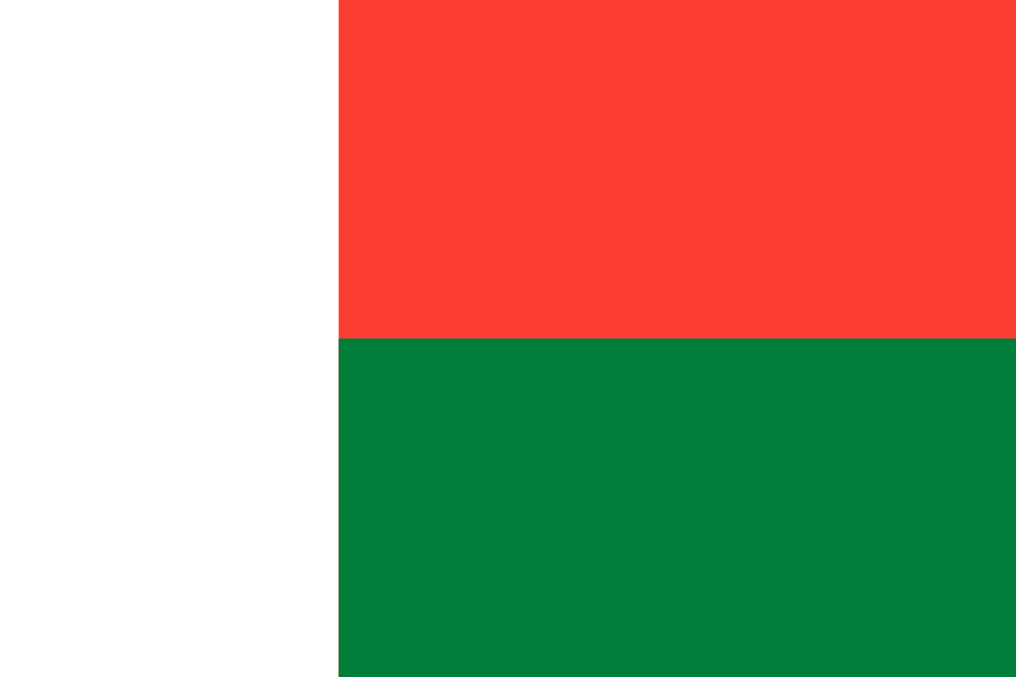 Imagem, bandeira do estado do estado da Madagáscar - na resolucao de 1466x977 - África