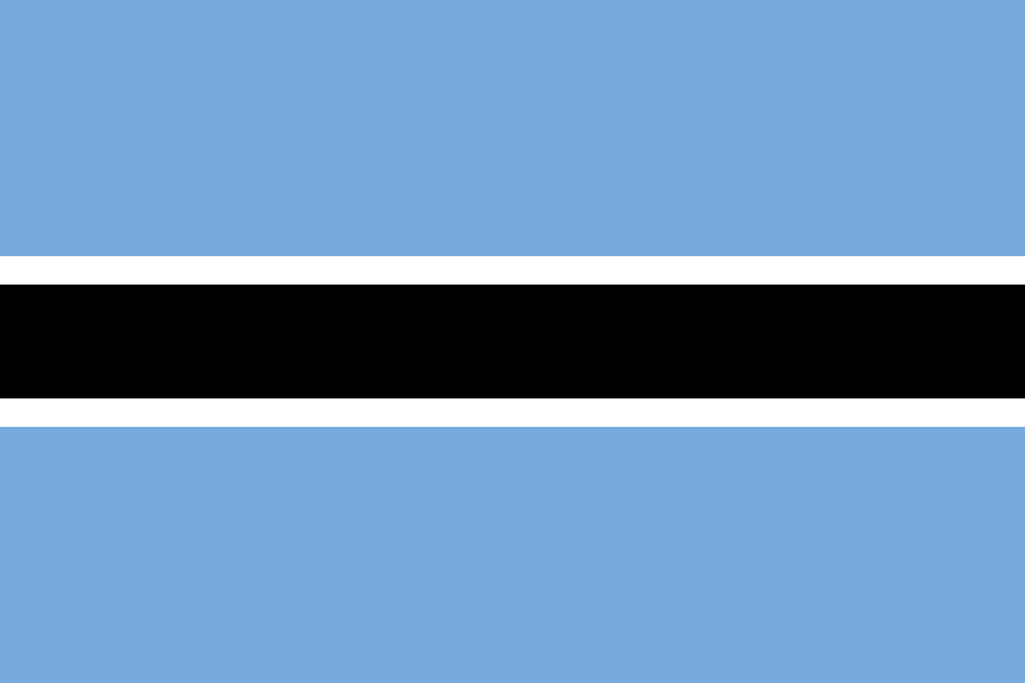 Imagem, bandeira do estado do estado da Botswana - na resolucao de 2010x1340 - África