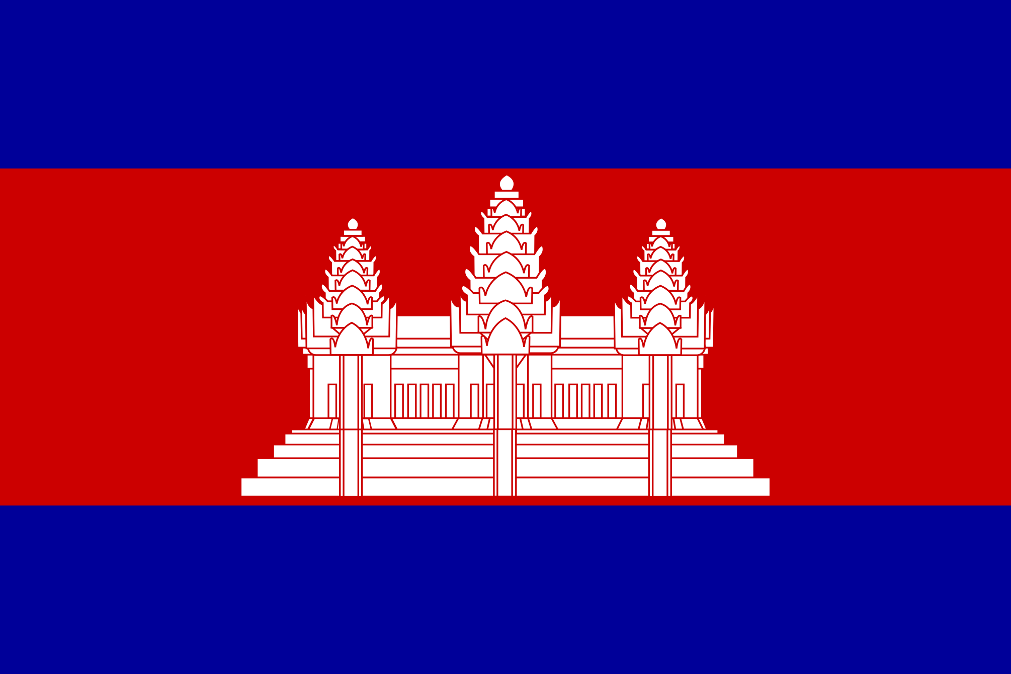 Imagem, bandeira do estado do estado da Camboja - na resolucao de 2010x1340 - Leste da Ásia