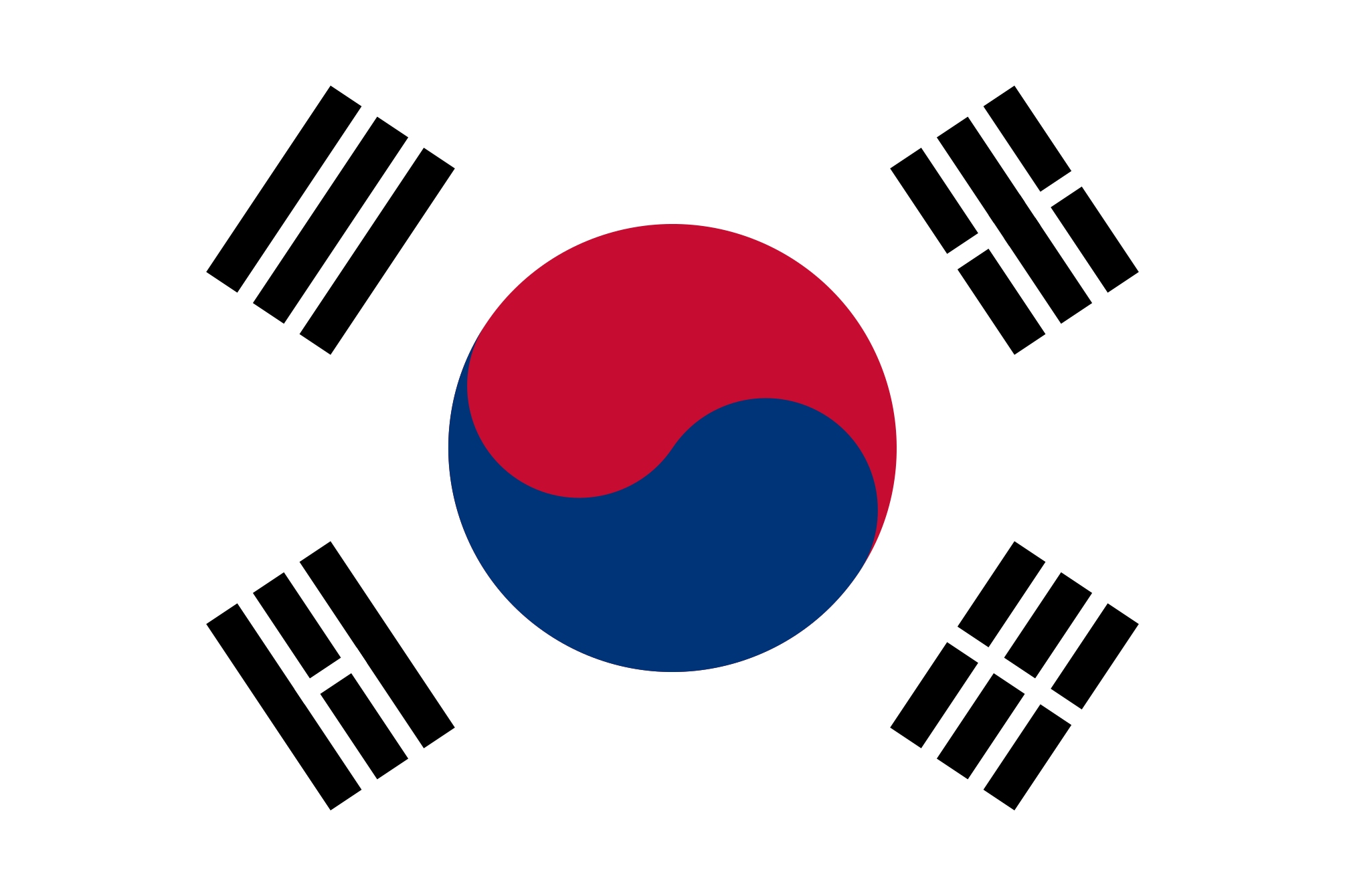 Imagem, bandeira do estado do estado da Coreia do Sul - na resolucao de 2010x1340 - Leste da Ásia