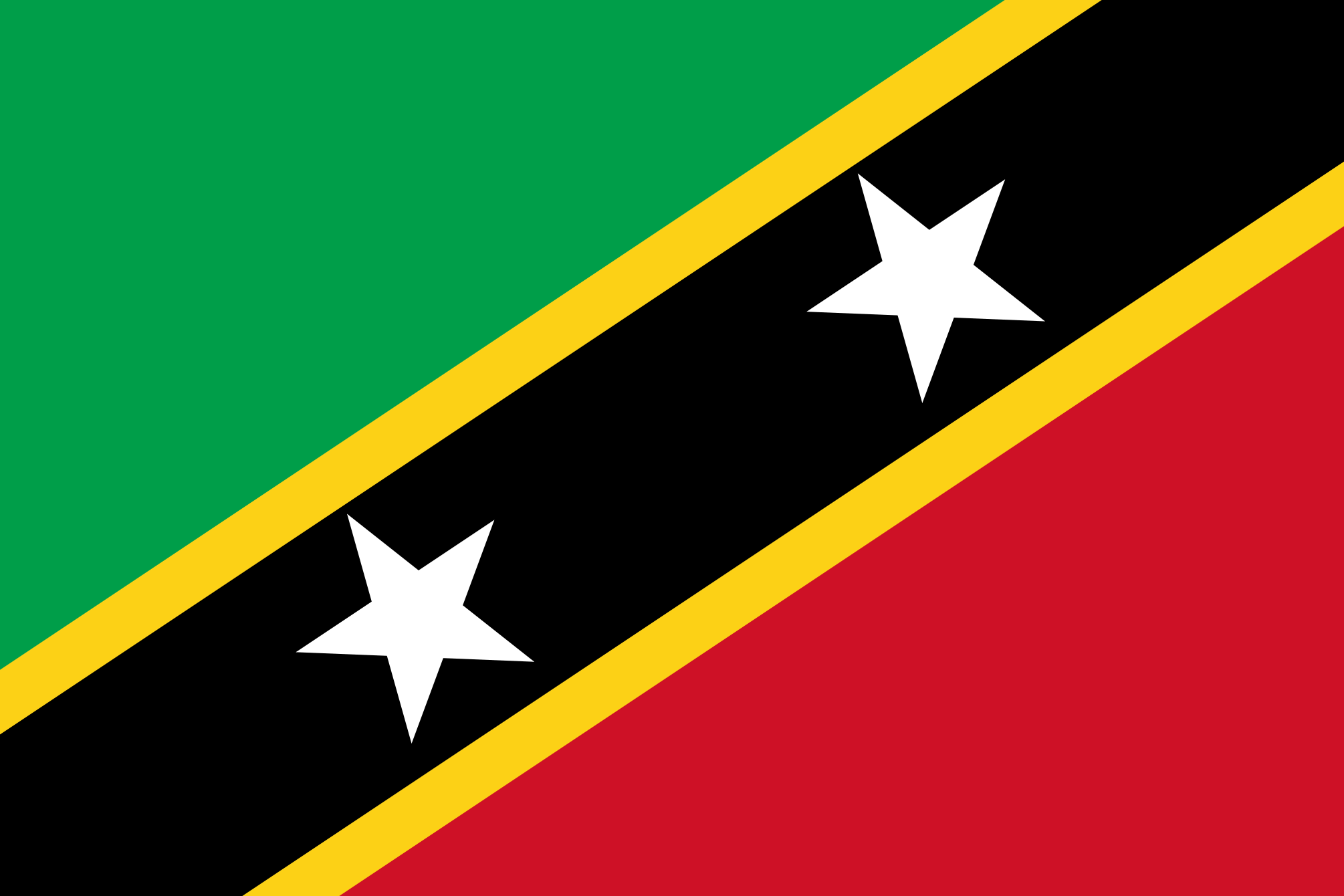 Imagem, bandeira do estado do estado da Sao Cristóvao e Nevis - na resolucao de 2010x1340 - América Central