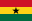 Bandeira de Gana | Vlajky.org