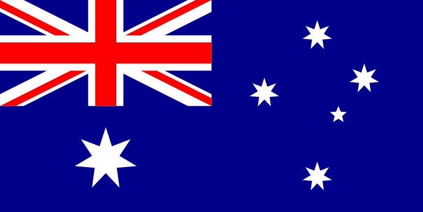 Imagem, bandeira do estado do estado da Austrália - na resolucao de 829x415 - Oceania Imagem, bandeira do estado do estado da Austrália - na resolucao de 829x415 - Oceania
