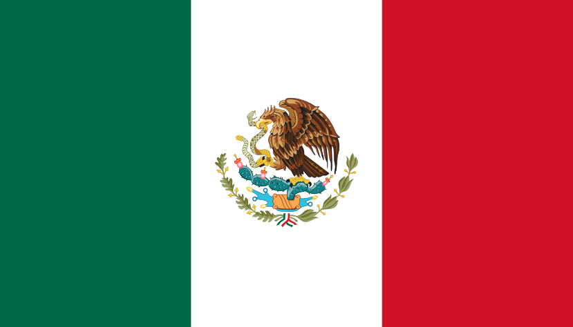 Imagem, bandeira do estado do estado da México - na resolucao de 829x474 - América do Norte