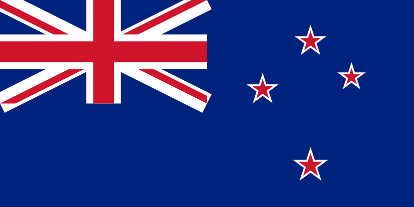 Imagem, bandeira do estado do estado da Nova Zelândia - na resolucao de 829x415 - Oceania