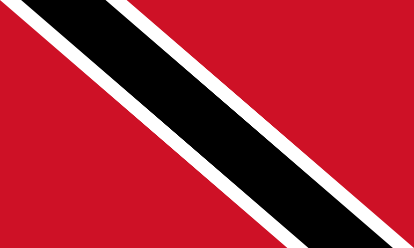 Imagem, bandeira do estado do estado da Trinidad e Tobago - na resolucao de 829x497 - América Central