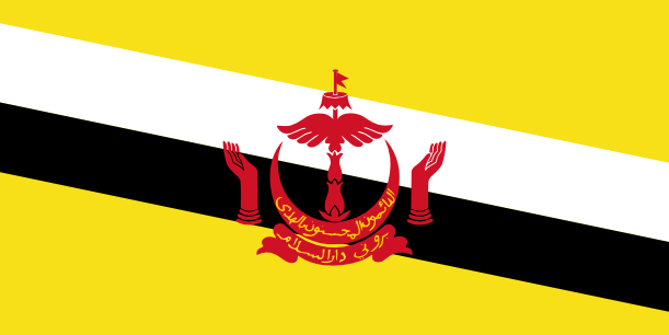 Bandeira do Brunei | Vlajky.org