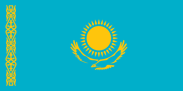 Bandeira do Cazaquistao | Vlajky.org