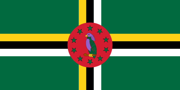 Bandeira da Dominica | Vlajky.org