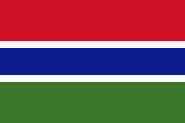Bandeira da Gâmbia | Vlajky.org