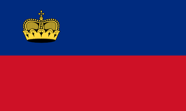 Bandeira de Liechtenstein | Vlajky.org