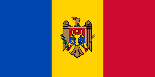 Bandeira da Moldávia | Vlajky.org