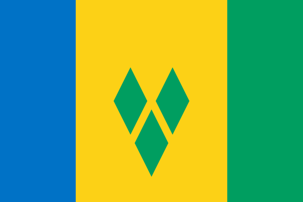 Bandeira de Sao Vicente e Granadinas | Vlajky.org